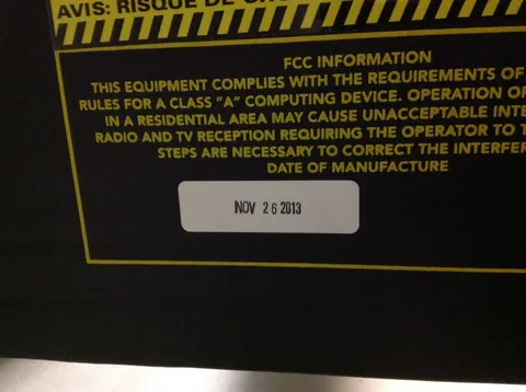 Date of Manufacture*