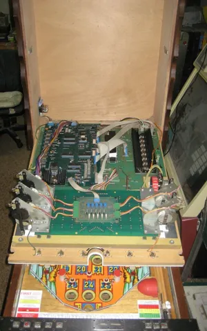Inside Backbox - Service Position*