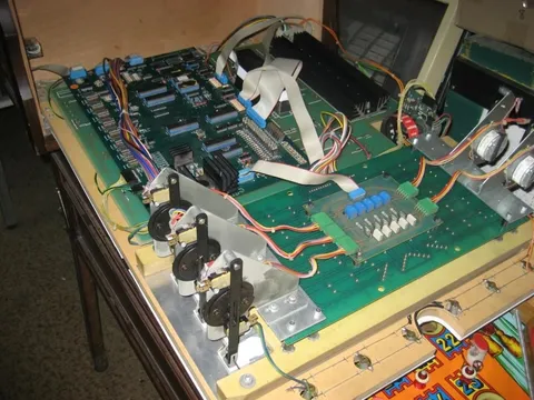 Inside Backbox - Service Position*