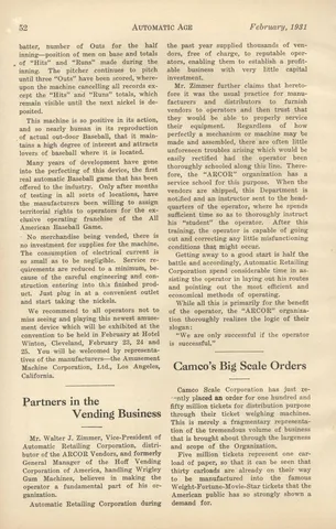 Automatic Age Article - 2 of 2*