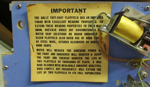 Under Lower Playfield - Detail*
