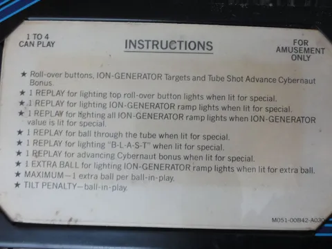 Instruction Card