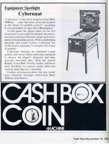 Cash Box Article*