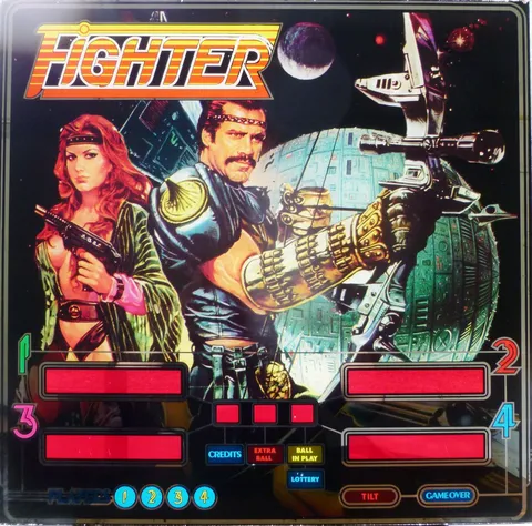 Illuminated Backglass - Blue Players Version*