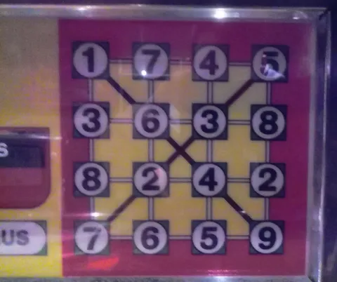 Backglass Bingo Card