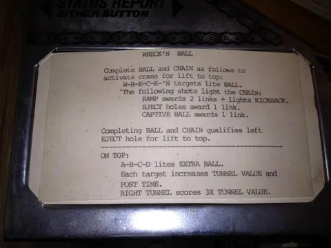 Instruction Card
