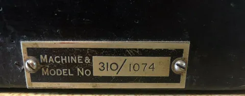 Model Number and Serial Number*
