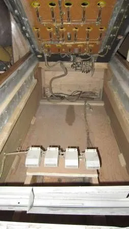 Inside Cabinet - Drain Board Removed