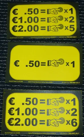 Euro Price Cards