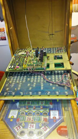 Inside Backbox - Service Position