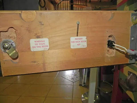 Inside Coin Door*