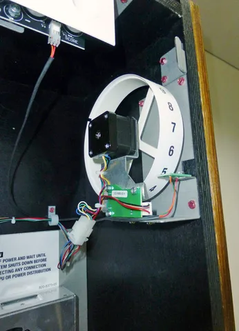 Inside Backbox - Replay Wheel