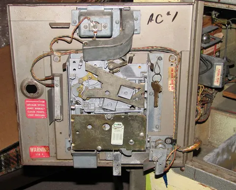Inside Coin Door*
