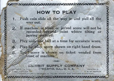 Instruction Card