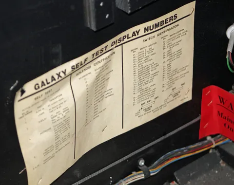 Self Test Display Number Chart*