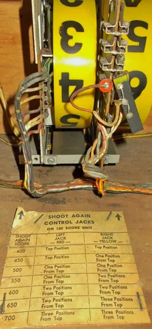 Inside Backbox - "Shoot Again" Adjustment