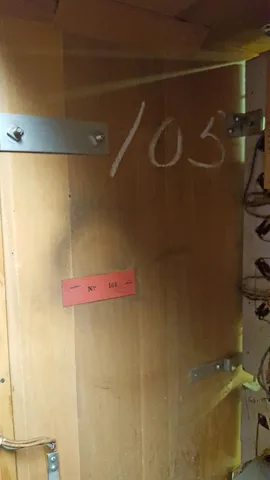 Inside Backbox - Serial Number