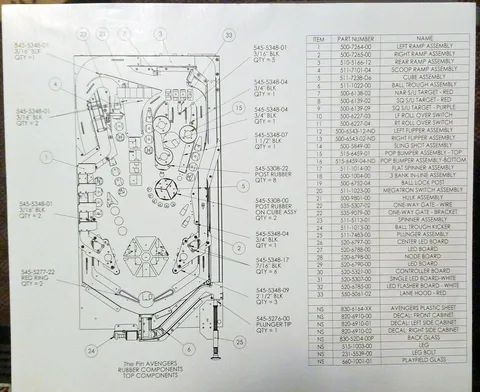 Playfield Parts