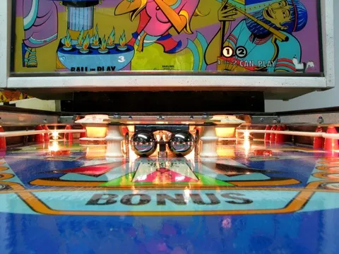 Illuminated Playfield - Ball View*