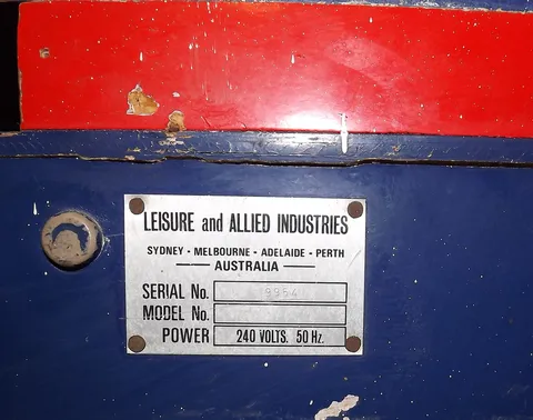 Manufacturer Plate*