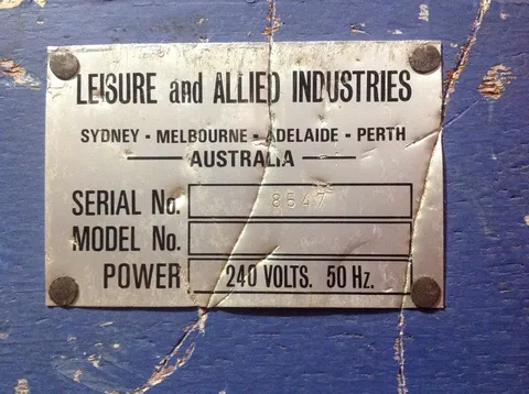 Cabinet - Serial Number*