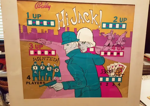 Original Backglass Artwork*