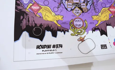 Prototype Playfield Artwork - Detail