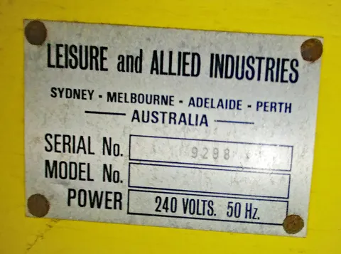 Cabinet - Serial Number*