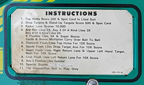 Instruction Card*