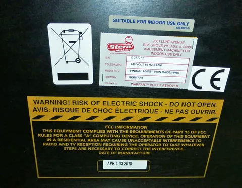 Model Number and Serial Number*