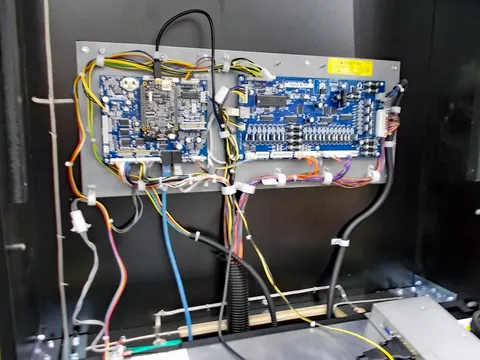 Inside Backbox - Cabling