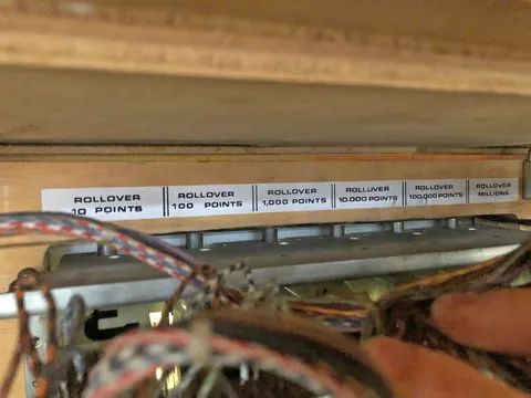 Inside Backbox - Score Reel Labeling