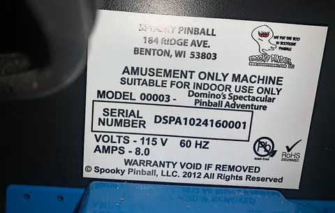 Manufacturer Sticker