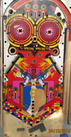 Stripped Playfield