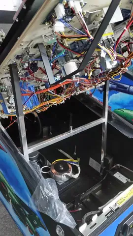 Inside Cabinet - Playfield Supports
