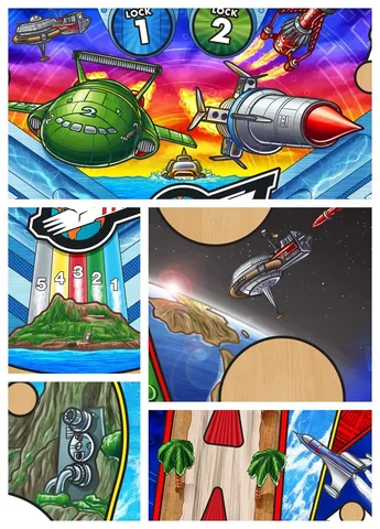 Original Playfield Artwork - Detail*