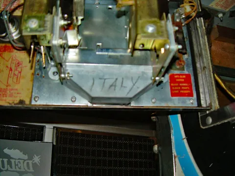Inside Coin Door*