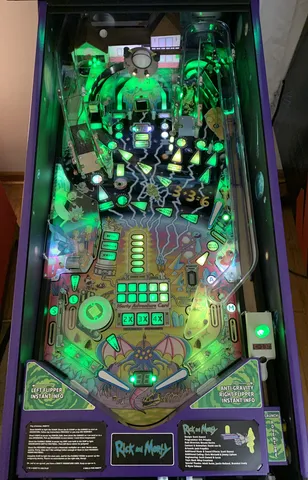 Illuminated Playfield - Green Light Show