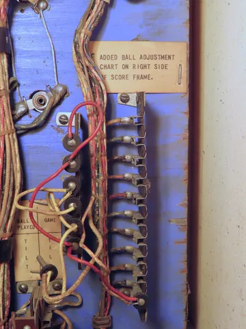 Inside Backbox - Added Ball Score Adjustment