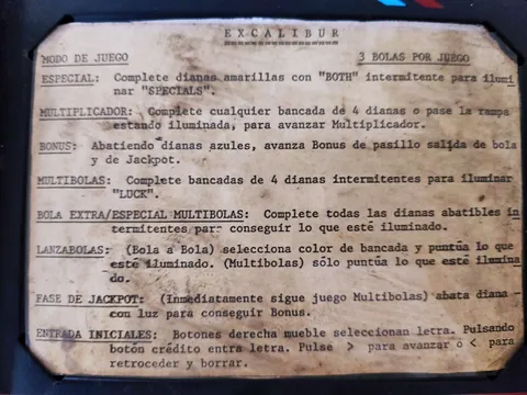 Instruction Card