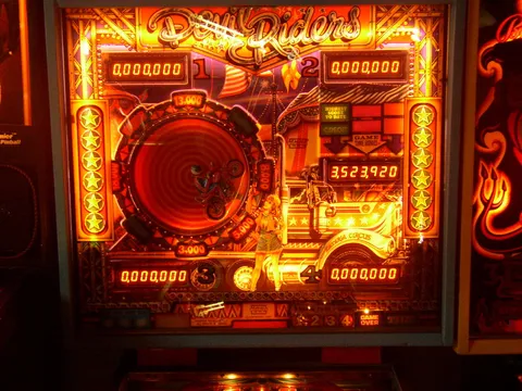Illuminated backglass