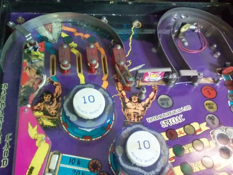 Upper Playfield - Plastics Removed