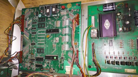 Inside Backbox - Power and MPU Boards