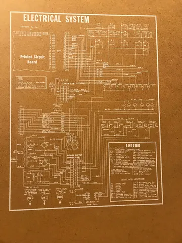 Inside Backbox Door - Schematic*