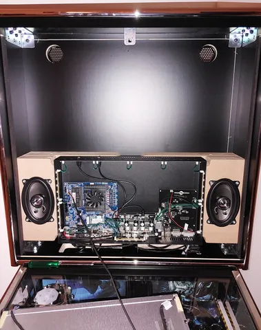 Inside Backbox - LCD Screen Removed