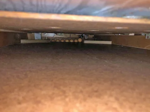 Inside Cabinet - Rear View*