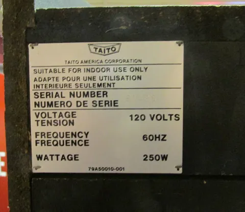 Manufacturer Plate