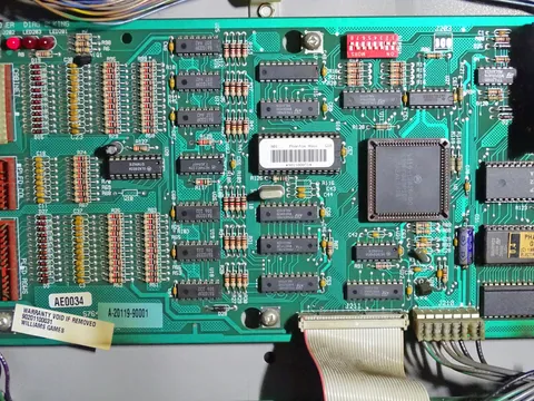 Inside Back Door - CPU Board*