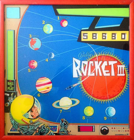 Backglass Modified For 5-Digit Scoring*