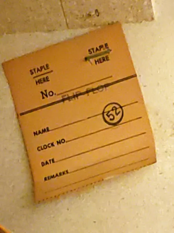 Inside Backbox - Inspection Tag